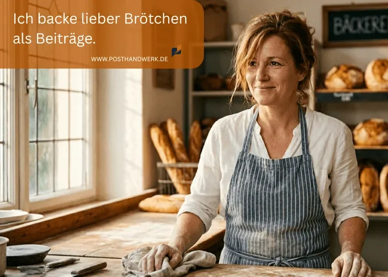 Traditionsreiches Bäckerhandwerk: Authentisches KI-Bild für Social Media Kampagnen.